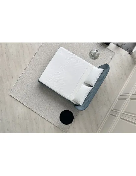 Archibald Blue Leather Bed (Expo Offer) Poltrona Frau - 6