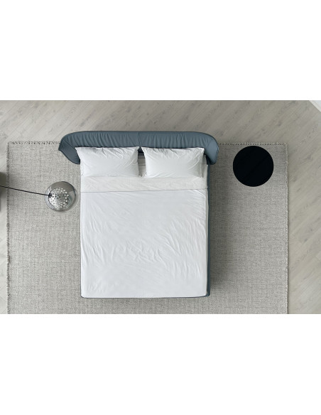 Letto Archibald Bed in pelle blu (Offerta Expo) Poltrona Frau - 7