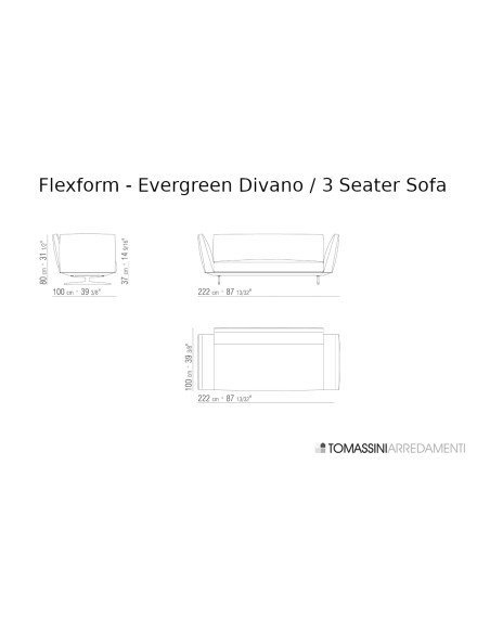 Canapé Evergreen Flexform - 7