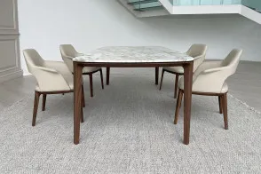 Tavolo Henry in marmo Calacatta (Offerta Expo) Poliform - 7 2