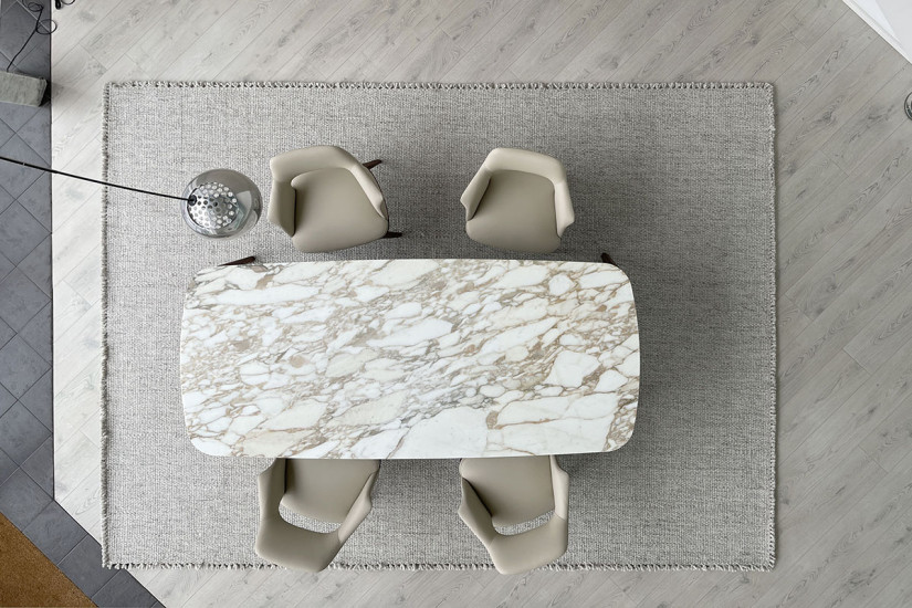 Table Henry en marbre Calacatta (Offre Expo) Poliform - 4