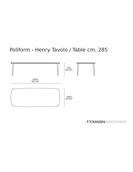 Tavolo Henry Poliform - 7