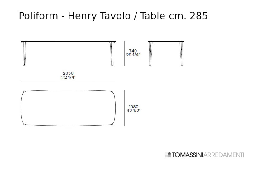 Tavolo Henry Poliform - 7