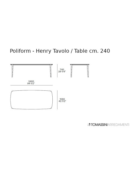 Tavolo Henry Poliform - 6