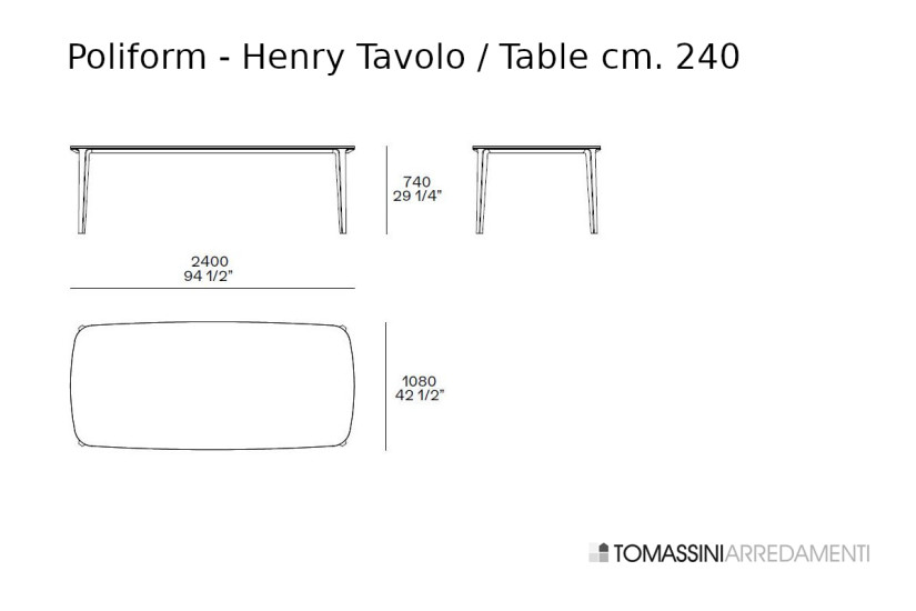Table Henry Poliform - 6
