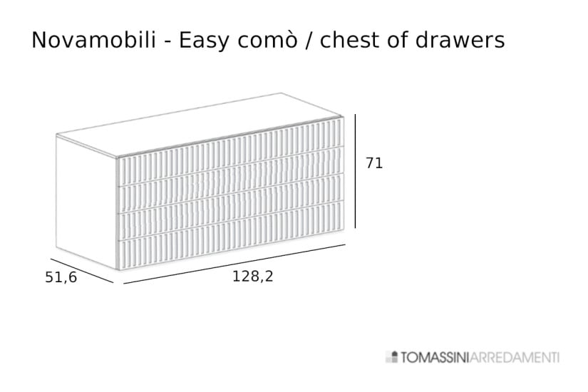Easy Chest of Drawers Novamobili - 7