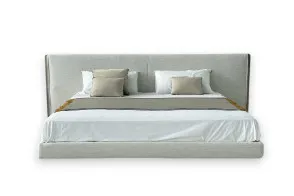 Lit Yume en Tissu Couleur Sable (Offre Expo) Poliform - 9