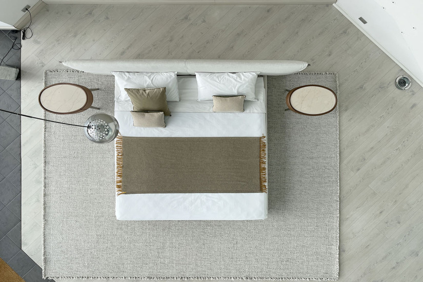 Letto Yume in Tessuto Color Sabbia (Offerta Expo) Poliform - 8