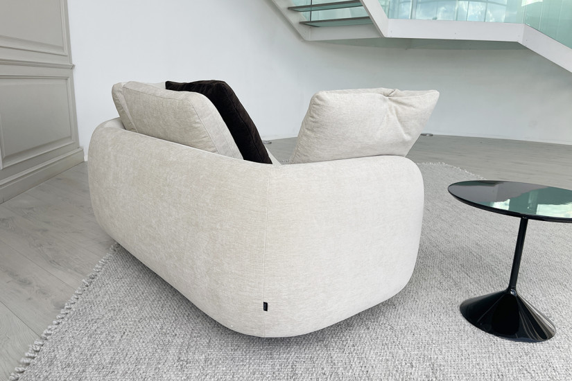 Divan Saint-German boomerang en tissu (Offre Expo) Poliform - 3