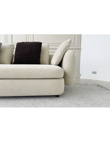 Divano Saint-German boomerang in tessuto (Offerta Expo) Poliform - 4