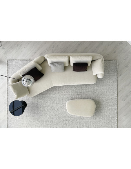 Divano Saint-German boomerang in tessuto (Offerta Expo) Poliform - 5