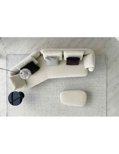 Saint-German Boomerang Sofa in Fabric (Expo Offer) Poliform - 5