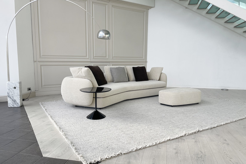 Divano Saint-German boomerang in tessuto (Offerta Expo) Poliform - 2