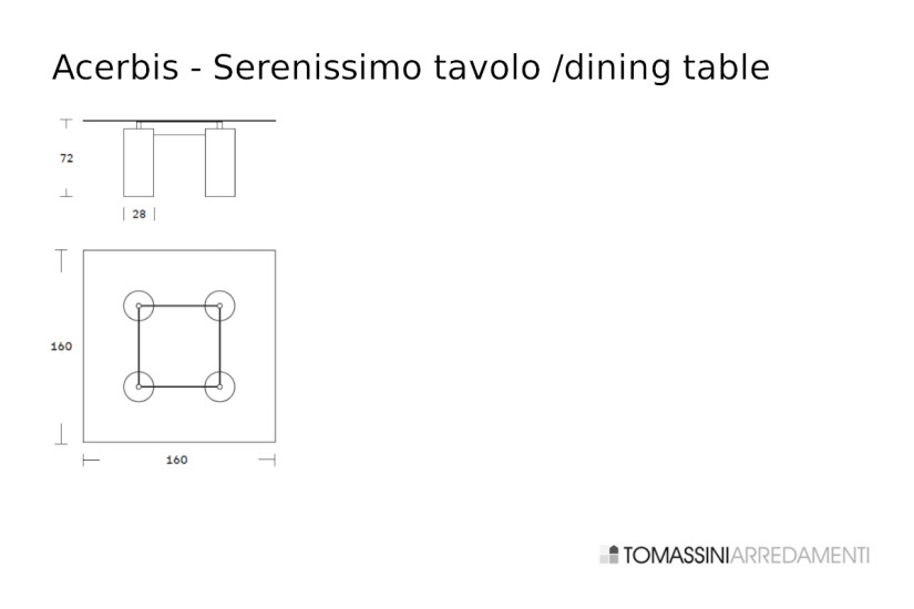 Table Serenissimo Acerbis - 7