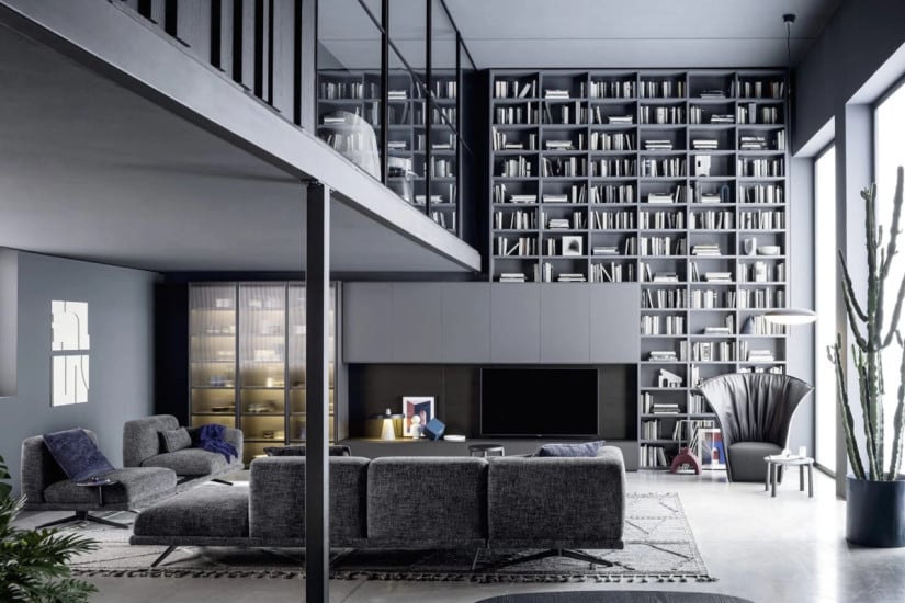 Wall 30 Bookcase Novamobili - 2