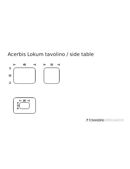 Table basse Lokum Acerbis - 5
