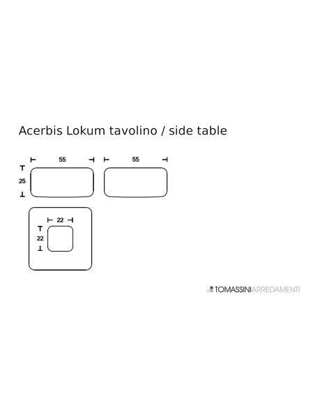 Lokum Side Table Acerbis - 6