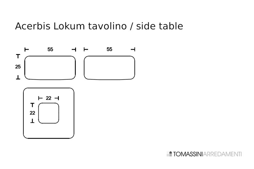 Tavolino Lokum Acerbis - 6