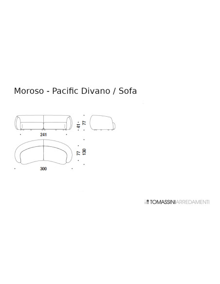 Pacific White Sofa (Expo Offer) Moroso - 9