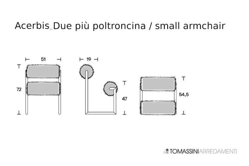 Due Più Small Armchair Acerbis - 8