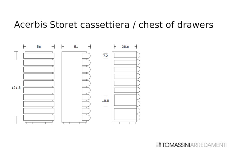 Commode Storet Acerbis - 8