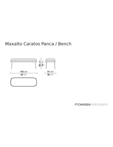 Caratos Bench Maxalto - 5