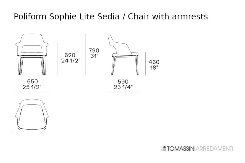 Sophie Lite Chair Poliform - 5