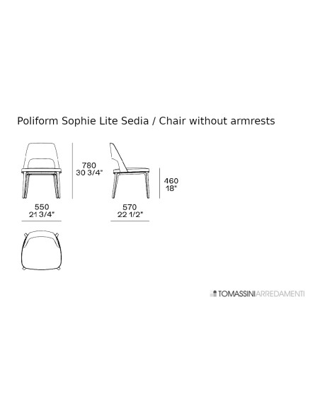 Sophie Lite Chair Poliform - 6