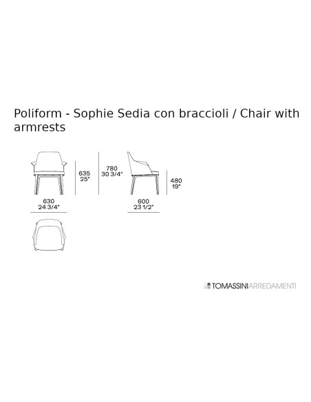 Sophie Chair Poliform - 7