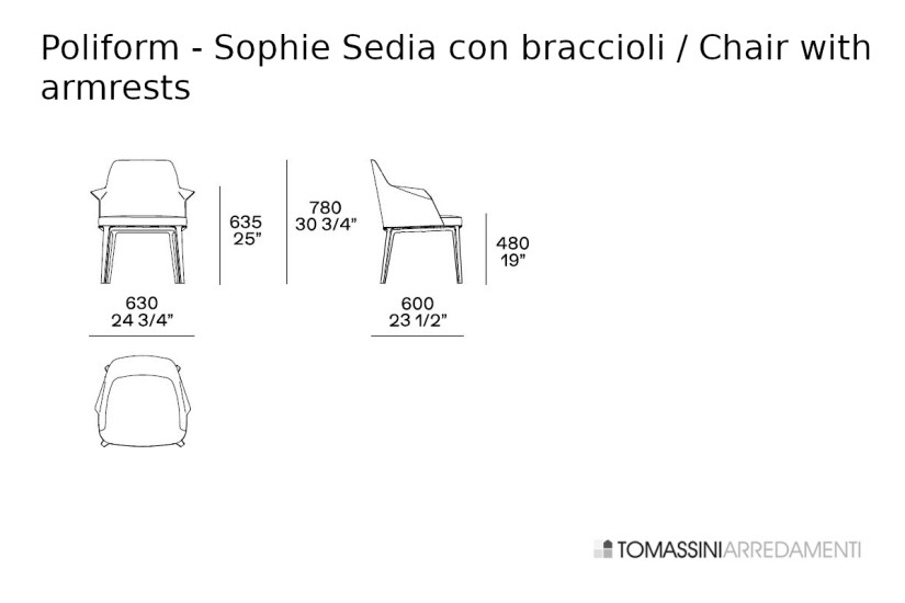 Sophie Chair Poliform - 7