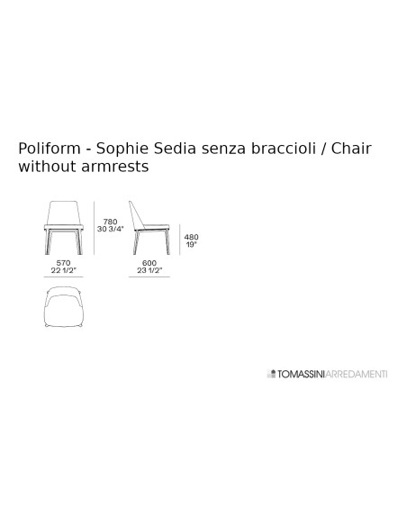 Sedia Sophie Poliform - 8