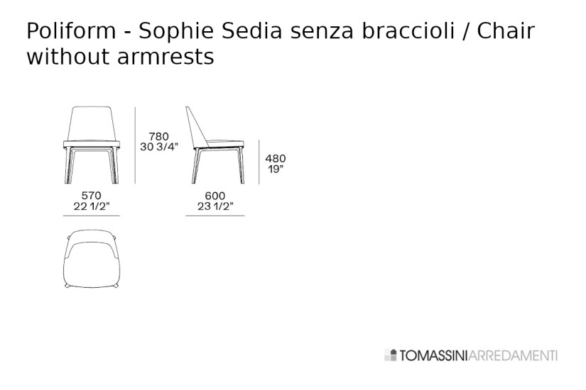 Sedia Sophie Poliform - 8