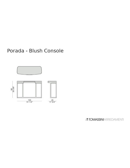 Consolle Blush Porada - 5