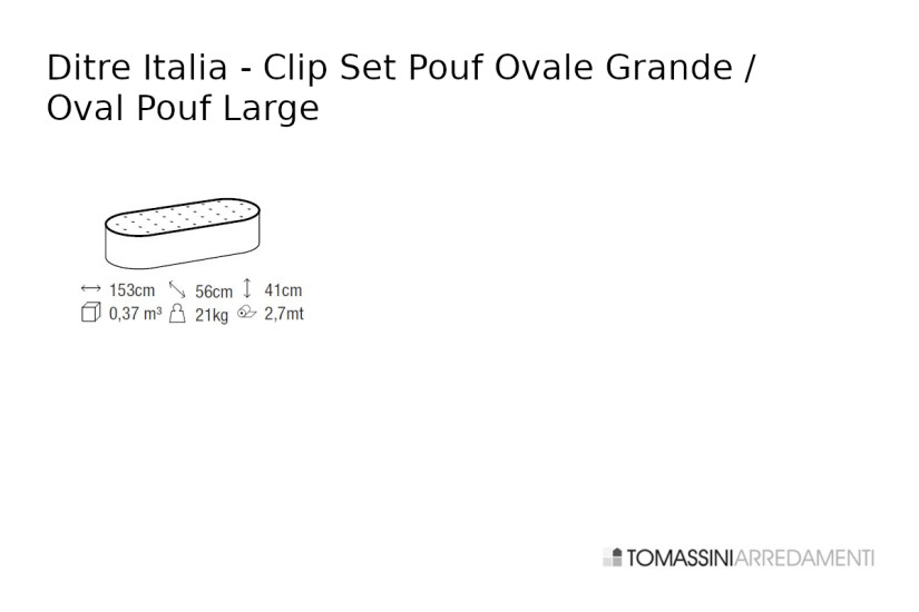 Pouf Clip Set Ditre Italia - 8