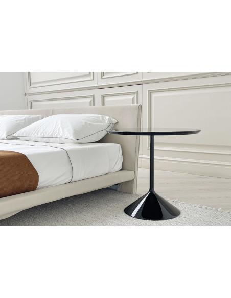 Letto Chemise Bed in pelle beige (Offerta Expo) Living Divani - 4