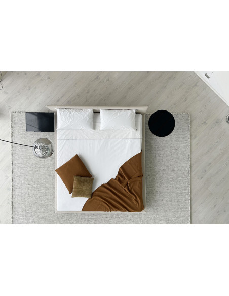 Letto Chemise Bed in pelle beige (Offerta Expo) Living Divani - 3