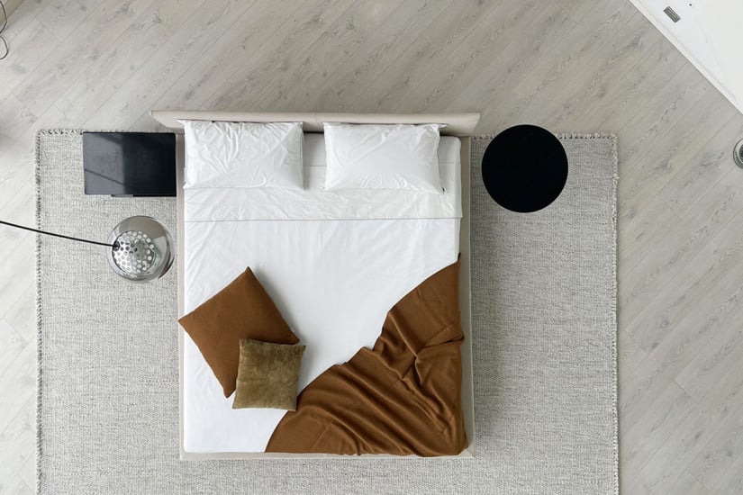 Letto Chemise Bed in pelle beige (Offerta Expo) Living Divani - 3