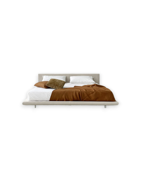 Letto Chemise Bed in pelle beige (Offerta Expo) Living Divani - 6