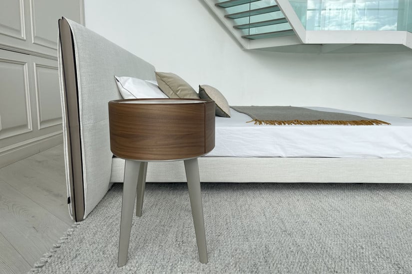 Comodino Kelly in noce canaletto (Expo Offer) Poliform - 2