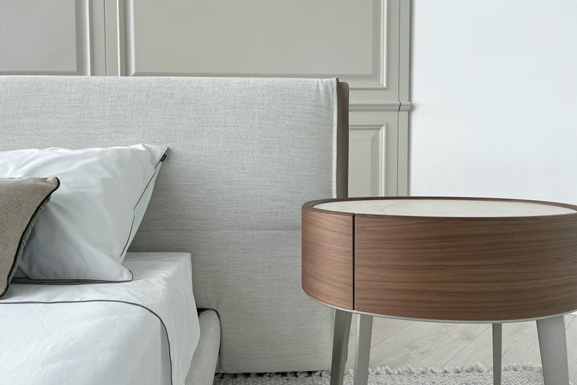 Comodino Kelly in noce canaletto (Expo Offer) Poliform - 3