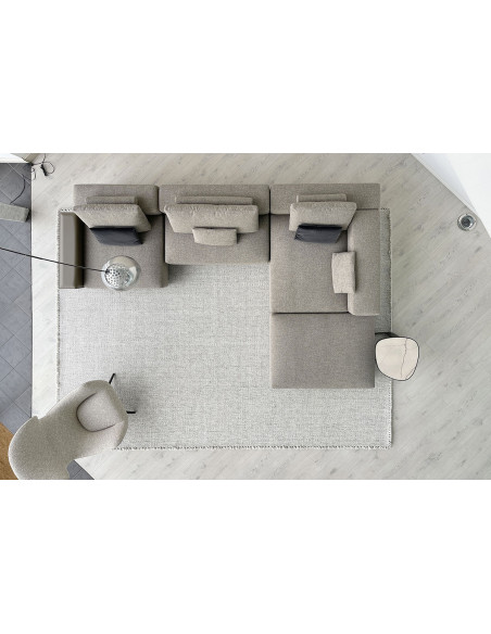 Canapé Westside taupe (Offre Expo) Poliform - 3