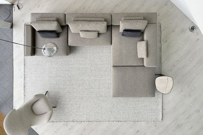 Canapé Westside taupe (Offre Expo) Poliform - 3