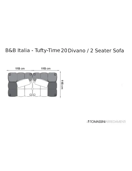 Tufty-Time 20 Sofa B&B Italia - 7