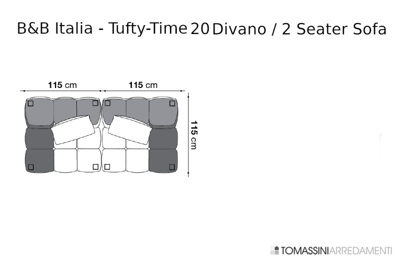 Divano Tufty-Time 20 B&B Italia - 7