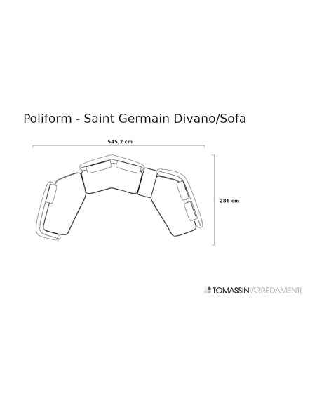 Divano Saint-Germain beige (Offerta Expo) Poliform - 7
