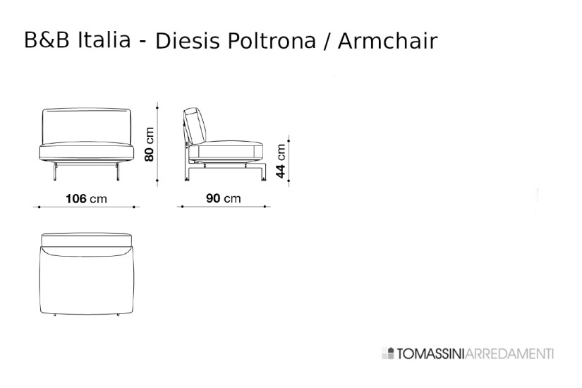 Fauteuil Diesis B&B Italia - 5