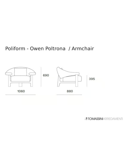 Poltrona Owen Poliform - 4