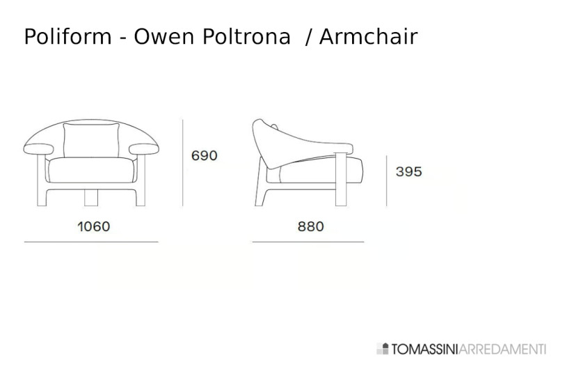 Poltrona Owen Poliform - 4