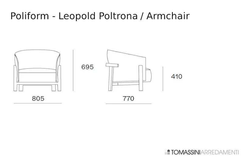 Poltrona Leopold Poliform - 7