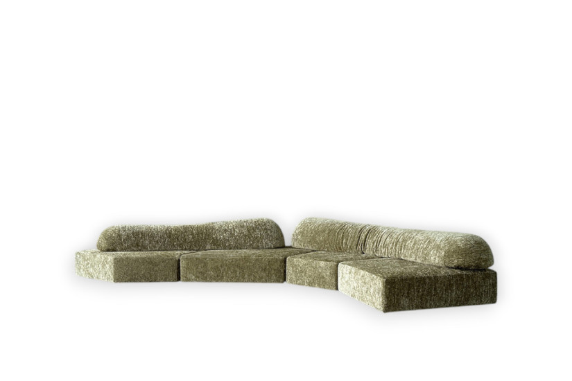 On The Rocks Gold Sofa Edra - 8